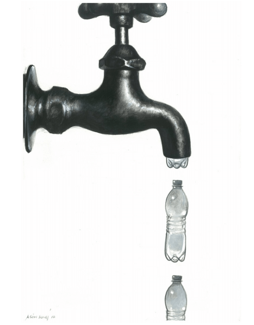 Aqua Political Cartoon Agim Sulaj