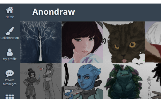 AnonDraw Infinite Online Painting Canvas