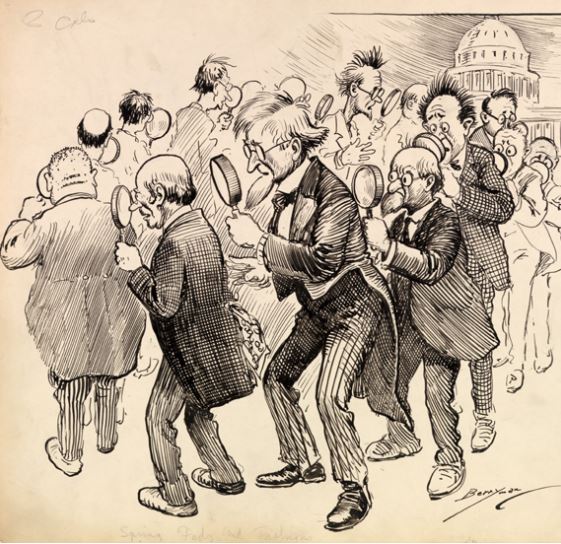 Clifford Berryman Old Political Cartoon