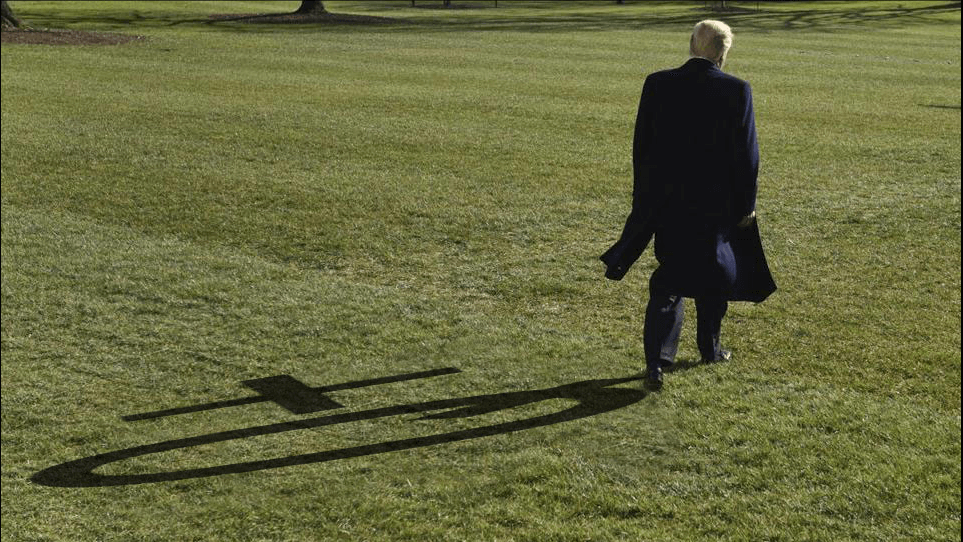 DJT Q+ Shadow Photo Meme