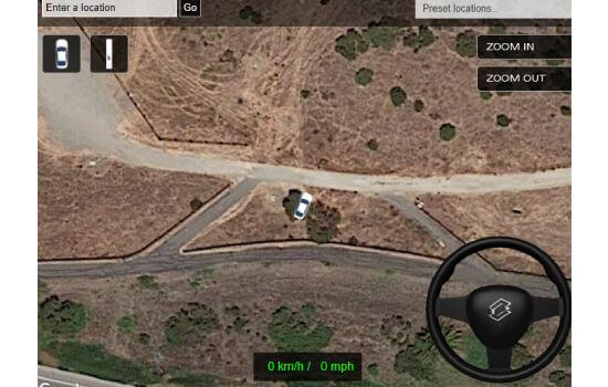 Drive Like a 2D Video Game on Google Maps