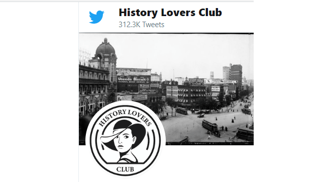History Lover's Club Twitter Historical Photographs