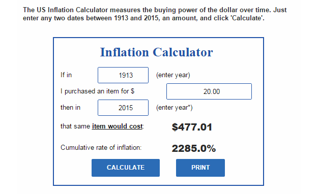 inflation calculator libertyclick org rate of inflation calculator