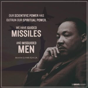 MLK Quote of Missiles and Men