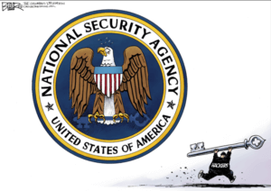 Political Cartoon Nate Beeler Hackers & NSA