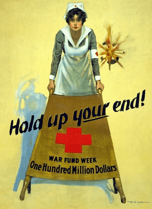 Hold Up Your End Propaganda Poster