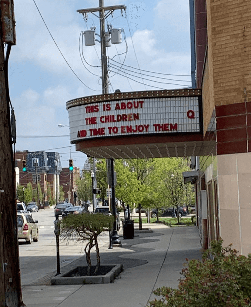 Great Awakening Marquee Photograph. Famous Meme of Qanon.