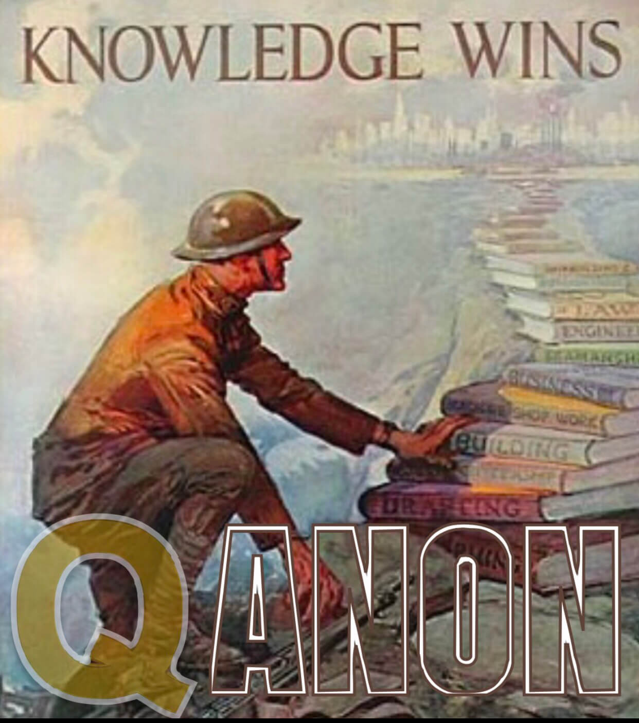 Knowledge Wins Qanon Meme