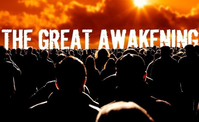 The Great Awakening Crowd Qanon Meme