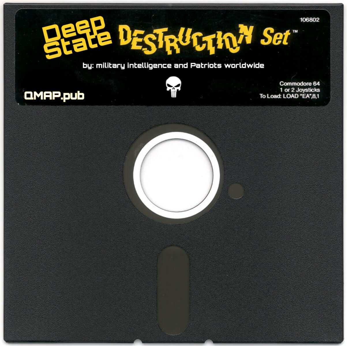 Qmap Deep State Destruction Disk Meme