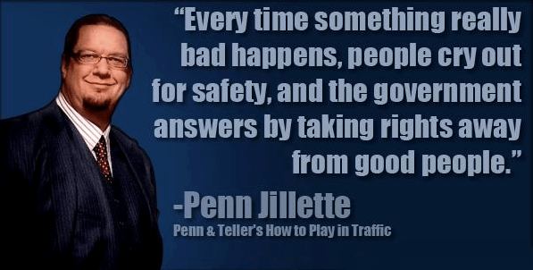 Penn Jillette on Security vs Liberty