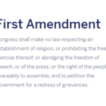 1st Amendment to the United States Constitution