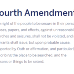 4th Amendment to the US Constitution