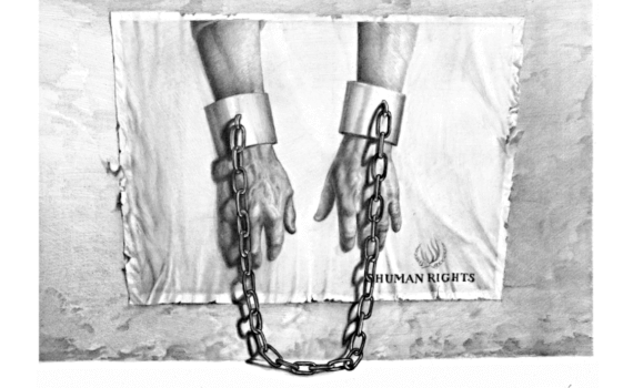Agim Sulaj Human Rights Political Cartoon