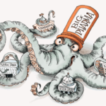 Big Pharma Octopus Political Cartoon