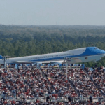 DJT AF1 NASCAR Photograph
