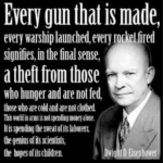 Eisenhower Quote War is Theft