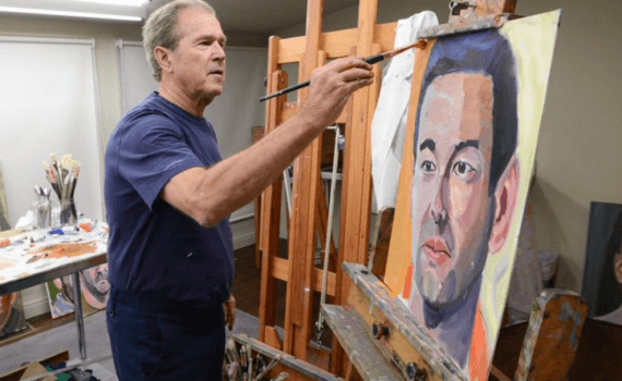George W Bush Wounded Warrior Paintings