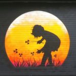 Girl Picking Flowers in the Nuclear Apocalypse Optimism