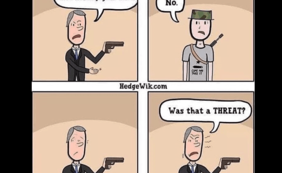 Hedgwick Political Cartoon Hand Over Your Rights