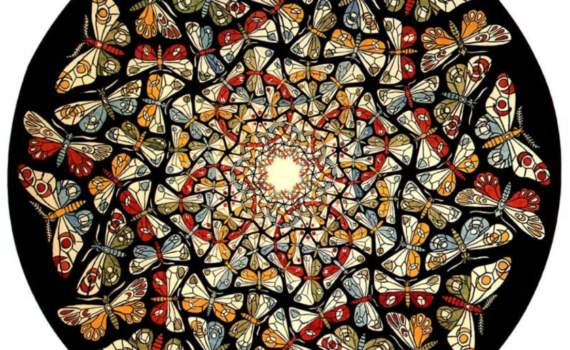 MC Escher Butterflies Tesselation