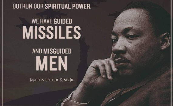 MLK Quote of Missiles and Men