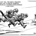 Jeff Danziger War Cartoon