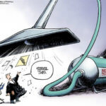 Political Cartoon by Nate Beeler: NSA Surveillance Vacuum