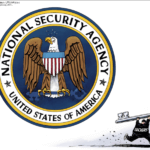 Political Cartoon Nate Beeler Hackers & NSA
