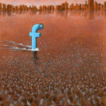 Political Cartoon by Pawel Kuczynski: Facebook Spy Submarine