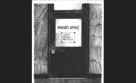 Mayor's Office Historical Political Cartoon