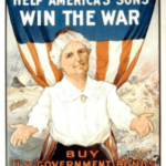 War Propaganda Poster Women Buy US Government Bonds