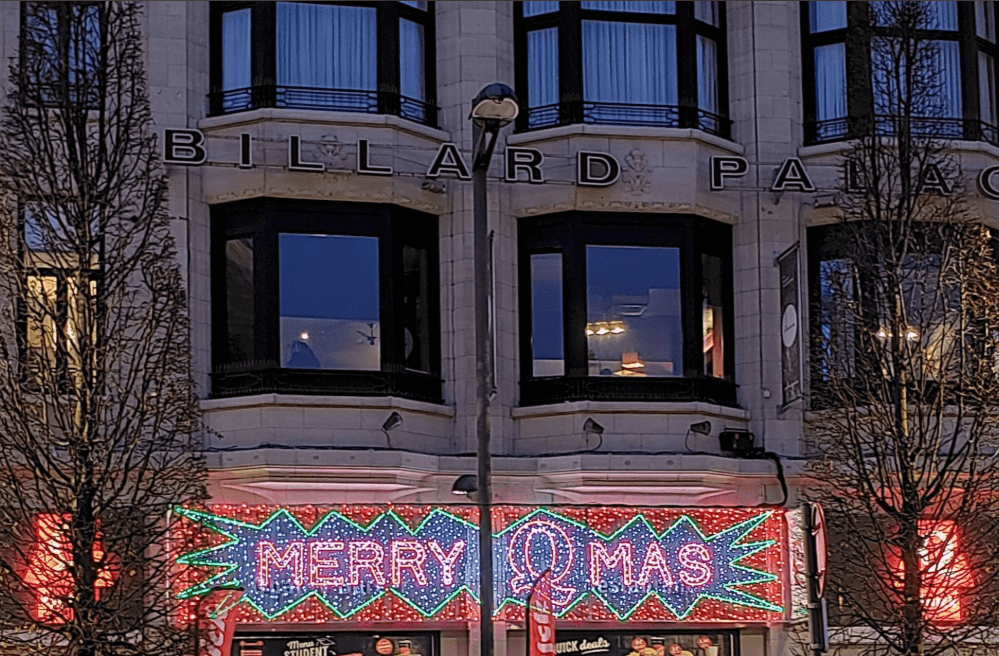 Merry Qmas Qanon Photograph Billard Palace