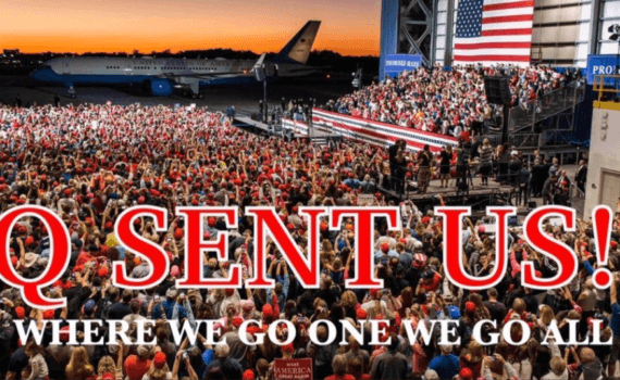 Qanon Meme Q Sent Us AF1 Trump Rally