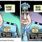 Good Cop Bad Cop Rob Rogers Political Cartoon