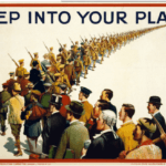 Step Into Your Place Historical Propaganda Poster