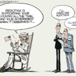 Steve Breen Political Cartoon Wiretap Mark Twaing