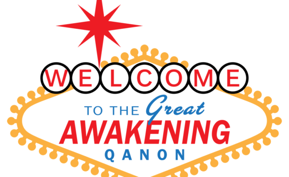 Welcome to the Great Awakening Qanon Vegas Sign Meme